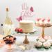 Double Sided Rose Gold 'It's A Girl' with Butterfly Cake Topper - Pink Baby Shower Decor - Buy Online on SooperMarket.com