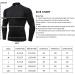 Men's Long Sleeve Compression Shirt Black - Medium | Athletic Workout Top for Gym & Sports - Buy Online on SooperMarket.com