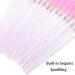 300pcs Disposable Mascara Wands SenRocc Eyelash Brush Spoolies - Crystal Pink Beauty Kit for Extensions & Makeup - Buy Online on SooperMarket.com
