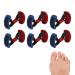 Jauarta 8pcs Big Toe Strap Bunion Straightener - Stretchable Toe Stretcher & Hallux Valgus Corrector for Foot Alignment - Buy Online on SooperMarket.com