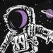 Kids Black Galaxy Spaceman Print Long Sleeve T-Shirt for Toddler Boys & Girls 4-5T - Buy Online on SooperMarket.com