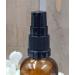 AVALON 100ml Amber Glass Bottles with Black Treatment Pump Pack of 2 Sold Empty - Create Luxury Homemade Personalized Spa Products Aromatherapy Ready Containers Refillable and Durable - Buy Online on SooperMarket.com
