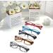 Buy Kerecsen 5 Pack Reading Glasses for Men & Women - High-Quality Spring Hinges Comfortable Rectangular Design - Multi-Colored (2.00 Magnification) - International Shipping Available - Buy Online on SooperMarket.com