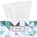 Plush Facial Tissues 130 Per Box 7 x 6.9 2 Ply Soft Smooth - Family Pack of 8, 1040 Total Tissues - Ideal for Bathroom, Office, School, Home, Kitchen, Car - Buy Online on SooperMarket.com