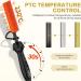 DAN Mini Electric Hot Comb for Wigs & Afro Hair - Anti-Scald Straightening Comb | Ceramic Dual Voltage Hot Comb Hair Straightener in Gold - Buy Online on SooperMarket.com