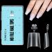 TOMICCA Short Coffin French Edge Nail Tips 510pcs Half Cover False Nail Tips Natural Matte False Nails Acrylic Nail Tips Artificial Nails Tips for Acrylic Extensions Salon Nails 15 Sizes 510pcs-Short Coffin