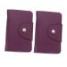 Mikinona 2pcs Nail Art Card Holder Stamping Nail Forms Sticker Organizer Rectangular Nail Art Plate Nail Stencil Bag Nail Art Stand Nail Steel Plate Package Nail Decals Purple Christmas Purple 14.5X9.5X1.8CM