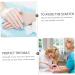FRCOLOR 60 Pcs Nail Case Nail Soak off Caps Manicure Art Varnish Protector Nail Polish Varnish Protector Reusable Gelt Nail Gel Polish Nail Polish Protector Plastic Removal Tool Milk 4x2cmx3pcs As Shownx3pcs - Buy Online on SooperMarket.com