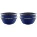 4 Pack Enamel Camping Bowls - Blue Finish for Camping, Hiking & Picnics - Buy Online on SooperMarket.com