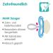 Mam Supreme Night Schnuller 2 Set | Bright Baby Pacifiers for Healthy Dental Development | Prevents Skin Irritation | Includes Pacifier Box | 16+ Months Hedgehog/Universe Bird - Buy Online on SooperMarket.com