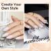 Modelones Nail Art Brushes Set - Super Fine Thin Liner Brushes (7/11/15/20mm) for Gel Nail Art & Design - Perfect Gift for Women - Buy Online on SooperMarket.com