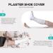 Black Winter Plantar Fasciitis Socks - Healeved All-Wrapped Foot Rain Protector for Leg Injuries & Post-Surgery Recovery - Buy Online on SooperMarket.com