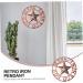 Cabilock Retro Wrought Iron Disc Ornament Rustic Decor for Home Wall Creative Hanging Decor Indoor Crafts - Buy Online on SooperMarket.com