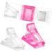 Mikinona 24 Pcs Nail Clip Acrylic Nail Tips Clips Nail Fixing Clips Nail Tip Clip Nail Dip Kits Nails Kits Nail Art Tips Extension Kit Nail Extension Clip Manicure Kit Plastic Uv Chip White 1 count (Pack of 1) White Pinkx2pcs - Buy Online on SooperMarket.com