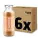 Monastery Kitchen Bio Smoothie Orange Apfel Carrot Rhabarber 6x 250 ml I Superfood Breakfast vegan I to go glass bottle I Powerfood from home ingredients