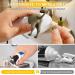 Toothpaste Attachment for Dogs - 2-Piece Squeezing Donor Figures | Funny Gift for Pet Lovers (Gray & Black) - Buy Online on SooperMarket.com