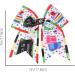 Toseky Bow Hair Clips for Girls - Cartoon Back to School Hair Barrettes Chic Hair Accessories Portable Barrettes for Students - Buy Online on SooperMarket.com