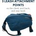 Luffwear Hundred Backpack for Small Dogs - Comfortable Saddlebag for Day Hikes | XS Blue Moon - Buy Online on SooperMarket.com