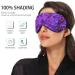 Haskirky Light Blocking Eye Mask for Adults - Adjustable & Comfortable for Travel, Yoga, Meditation - Spring Lilac Purple - Buy Online on SooperMarket.com