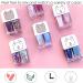 Glitter Red Nail Polish Set 2 In 1 Autumn Quick Dry Breathable Nail Varnish Shinny Sparkling No Need UV/LED Lamp Peel off Long Lasting Non-toxic Water Based Formula for Christmas Home DIY Nail Art - Buy Online on SooperMarket.com