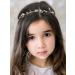 SWEETV Handmade Flower Girl Headpiece for Wedding and Birthday Parties - Princess Hair Accessories for Toddlers - Buy Online on SooperMarket.com