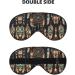 SSIMOO Adjustable Feather Sleep Mask - Breathable & Fashionable Eye Mask for Comfortable Sleep - International Shipping Available - Buy Online on SooperMarket.com