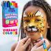 Blue Squid 12 Color Twistable Face Paint Marker Sticks Kit - Water Based Crayons for Kids & Adults | Halloween Belly Painting, Pregnancy Makeup | Body Paints Set - Buy Online on SooperMarket.com