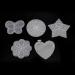 Mironey Mesh Plastic Canvas Kits - 25 Pieces, 5 Shapes - Blank Mesh Sheets for Embroidery, Craft Knitting Tools - Round, Flower, Butterfly, Star, Heart - Buy Online on SooperMarket.com