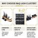 Cluster Lashes 14mm - 72 D Curl B&Q Lash Clusters for DIY Extensions - Buy Online on SooperMarket.com