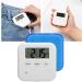 Smart Medication Organizer with Timer Bell Vibration Reminder 4 Compartments Medicine Box for Portable Storage Blue - Buy Online on SooperMarket.com