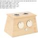 Buy Moxibustion Box - 2 Holes Bamboo Moxa Halter for Pain Relief & Healthcare | International Shipping - Buy Online on SooperMarket.com