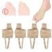 Yinhing Bunion Corrector 2Pairs Hallux Valgus Physical Correction Big Toe Straightener Foot Care Correction Tool Reusable Washable Toe Separator Medium