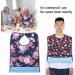Adult Bibs 2 Pack Waterproof Mealtime Bibs Double Layer Reusable Dining Clothing Protector for Elderly Women Men 17.7" x 29.5" - Buy Online on SooperMarket.com
