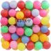 Assorted Color 50 Pack Beer Pong Balls - Washable Plastic Table Tennis Balls by TADICK - Buy Online on SooperMarket.com