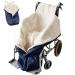 Wheelchair Blanket Adult Waterproof Winter Wheelchair Cosy with Fleece Lined and Zipper Universal Fit Warm Wheelchair Cover for Keeping Warm ..
