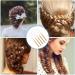 Gobesty 10pcs Hair Extension Loop Needle Threader & Beading Tool - Perfect for Hair & Feather Extensions | International Shipping Available - Buy Online on SooperMarket.com