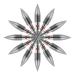 ORRANNI Stainless Steel Archery Field Points,Various Outside Diameter,100/125 Grains,Screw in Archery Field Tips(1 Dozen) 5/16"-bullet shaped 100 grains