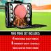 JP WinLook Ping Pong Paddles Set - Premium Table Tennis Racket Player Kit with Case & Balls - Red/Black - Indoor & Outdoor Games (4 Paddle Set) - Buy Online on SooperMarket.com