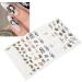 Snake Pattern Nail Sticker 5 Sheets Self Adhesive Nail Art Decals Nail Art Decoration Sticker for DIY Women Fingernail Toenail Various Patterns - Buy Online on SooperMarket.com