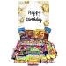 Happy Birthday Pick n Mix The Ultimate Retro Sweet Box Selection 70s 80s Box Sweet Hamper Present Gift over 60 sweets Great for all Ages 16th 18th 21st 30th 40th 50th