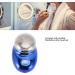 Beard Trimmer for Men Stainless Steel Electric Cordless USB Rechargeable Beard Hair Trimmer Electric Beard Clipper Fine Trimming Portable Beard Trimmer for Travel Use Electroplated Blue - Buy Online on SooperMarket.com