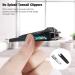 FERYES Nail Clippers Set - Stainless Steel Clippers with Catcher, 2 PCS for Fingernails and Toenails - Includes Black Metal Case - Buy Online on SooperMarket.com