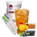 Ultimate Bubble Iced Tea Kit Passion Fruit - Featuring Mango and Bluberry Juice Pobbles and Colourful Compostable Straws