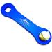 Elite Engineering USA BeachN Boat Drain Plug Wrench for 1/2 inch NPT Plug, Includes Spare Brass Plug Blue