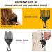 2pc Afro Comb Set - Large & Small Plastic Hair Pick for Detangling, Braid, and Styling - for Women & Men - Buy Online on SooperMarket.com