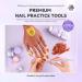 SAVILAND Acrylic Nail Kit for Practice Premium Acrylic Set with Nail Hand Training Mat Powder Liquid & Brush for Beginners Perfect for Home Extension & Carving - Buy Online on SooperMarket.com
