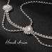 Runmi Rhinestone Head Chain - Gold Crystal Hairpiece & Wedding Hair Accessories for Women & Girls - Buy Online on SooperMarket.com