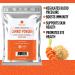Carrot Powder 16oz - Pure Dried Juice for Smoothie Boosting and Natural Food Coloring | Non-GMO, Gluten-free - 1 lb - Buy Online on SooperMarket.com