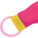 Exfoliating Bath Washcloth - Deep Cleansing Back Scrubber for Men & Women | Long Shower Scrubber with Handles (Pink) - International Shipping Available - Buy Online on SooperMarket.com