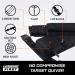 Legend First Archery Quiver - Adjustable Belt, 3 Arrow Tubes, Durable Nylon, T-Slot, Storage Pockets - Black - Buy Online on SooperMarket.com